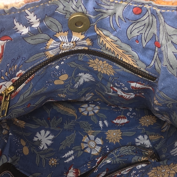 ANNAHMOL WOOL PURSE TOTE BAG BOHO TEXTURED BROWNS GEOMETRIC EUC VINTAGE - Picture 3 of 10